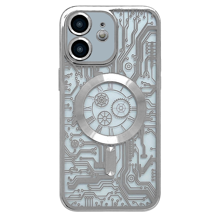 Electroplated Circuit Board Pattern MagSafe Phone Case, For iPhone 14 Plus, For iPhone 14, For iPhone 14 Pro, For iPhone 14 Pro Max, For iPhone 13 Pro Max, For iPhone 13 Pro, For iPhone 13, For iPhone 12, For iPhone 12 Pro Max, For iPhone 12 Pro�������...