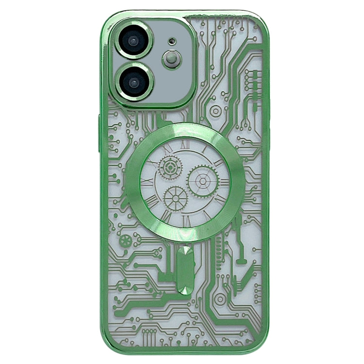 Electroplated Circuit Board Pattern MagSafe Phone Case, For iPhone 14 Plus, For iPhone 14, For iPhone 14 Pro, For iPhone 14 Pro Max, For iPhone 13 Pro Max, For iPhone 13 Pro, For iPhone 13, For iPhone 12, For iPhone 12 Pro Max, For iPhone 12 Pro�������...
