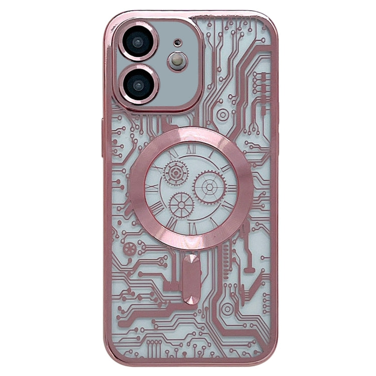 Electroplated Circuit Board Pattern MagSafe Phone Case, For iPhone 14 Plus, For iPhone 14, For iPhone 14 Pro, For iPhone 14 Pro Max, For iPhone 13 Pro Max, For iPhone 13 Pro, For iPhone 13, For iPhone 12, For iPhone 12 Pro Max, For iPhone 12 Pro�������...