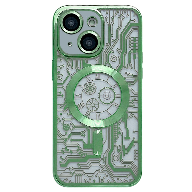 Electroplated Circuit Board Pattern MagSafe Phone Case, For iPhone 14 Plus, For iPhone 14, For iPhone 14 Pro, For iPhone 14 Pro Max, For iPhone 13 Pro Max, For iPhone 13 Pro, For iPhone 13, For iPhone 12, For iPhone 12 Pro Max, For iPhone 12 Pro�������...