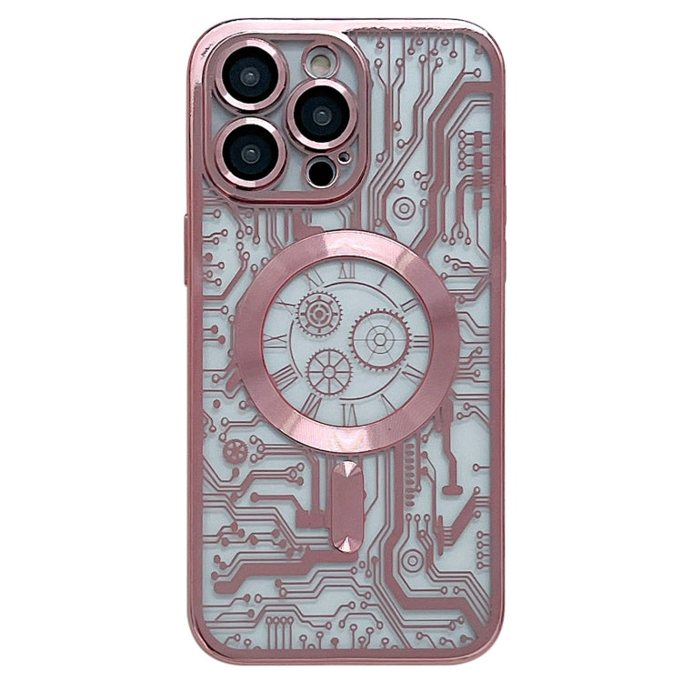 Electroplated Circuit Board Pattern MagSafe Phone Case, For iPhone 14 Plus, For iPhone 14, For iPhone 14 Pro, For iPhone 14 Pro Max, For iPhone 13 Pro Max, For iPhone 13 Pro, For iPhone 13, For iPhone 12, For iPhone 12 Pro Max, For iPhone 12 Pro�������...