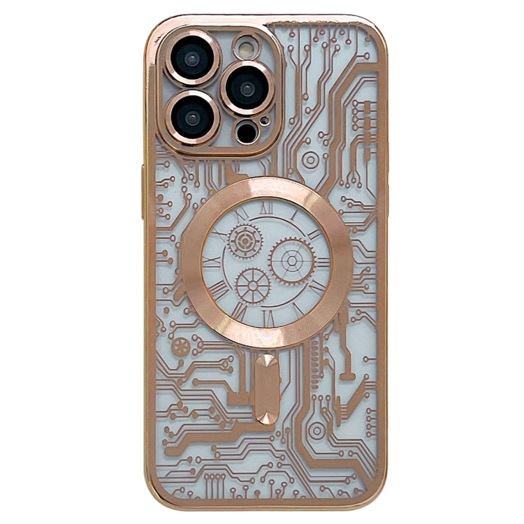 Electroplated Circuit Board Pattern MagSafe Phone Case, For iPhone 14 Plus, For iPhone 14, For iPhone 14 Pro, For iPhone 14 Pro Max, For iPhone 13 Pro Max, For iPhone 13 Pro, For iPhone 13, For iPhone 12, For iPhone 12 Pro Max, For iPhone 12 Pro�������...