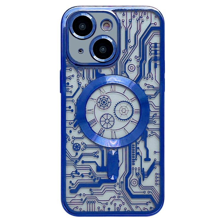 Electroplated Circuit Board Pattern MagSafe Phone Case, For iPhone 14 Plus, For iPhone 14, For iPhone 14 Pro, For iPhone 14 Pro Max, For iPhone 13 Pro Max, For iPhone 13 Pro, For iPhone 13, For iPhone 12, For iPhone 12 Pro Max, For iPhone 12 Pro�������...
