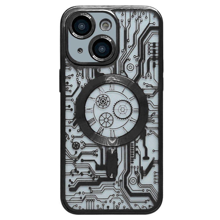 Electroplated Circuit Board Pattern MagSafe Phone Case, For iPhone 14 Plus, For iPhone 14, For iPhone 14 Pro, For iPhone 14 Pro Max, For iPhone 13 Pro Max, For iPhone 13 Pro, For iPhone 13, For iPhone 12, For iPhone 12 Pro Max, For iPhone 12 Pro�������...