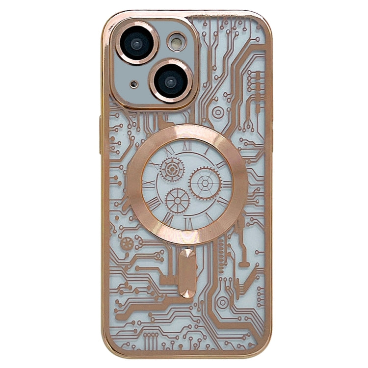 Electroplated Circuit Board Pattern MagSafe Phone Case, For iPhone 14 Plus, For iPhone 14, For iPhone 14 Pro, For iPhone 14 Pro Max, For iPhone 13 Pro Max, For iPhone 13 Pro, For iPhone 13, For iPhone 12, For iPhone 12 Pro Max, For iPhone 12 Pro�������...