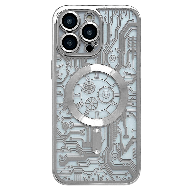 Electroplated Circuit Board Pattern MagSafe Phone Case, For iPhone 14 Plus, For iPhone 14, For iPhone 14 Pro, For iPhone 14 Pro Max, For iPhone 13 Pro Max, For iPhone 13 Pro, For iPhone 13, For iPhone 12, For iPhone 12 Pro Max, For iPhone 12 Pro�������...