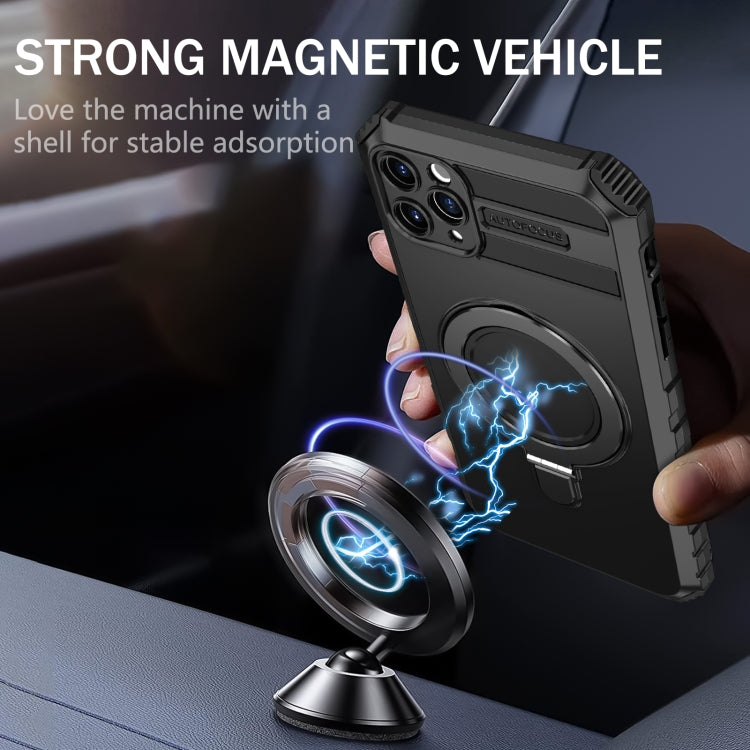 MagSafe Magnetic Holder Phone Case, For iPhone 11 Pro