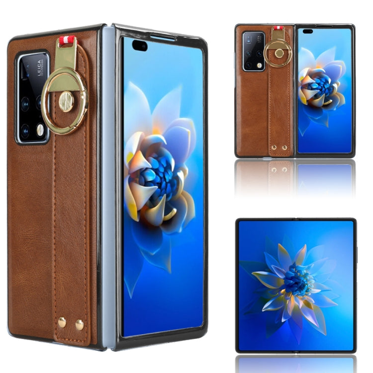 Wristband Leather Back Phone Case, For Huawei Maimang A20 5G, For Huawei Mate X3, For Huawei Mate Xs 2, For Huawei P50 Pocket, For Huawei Mate X2