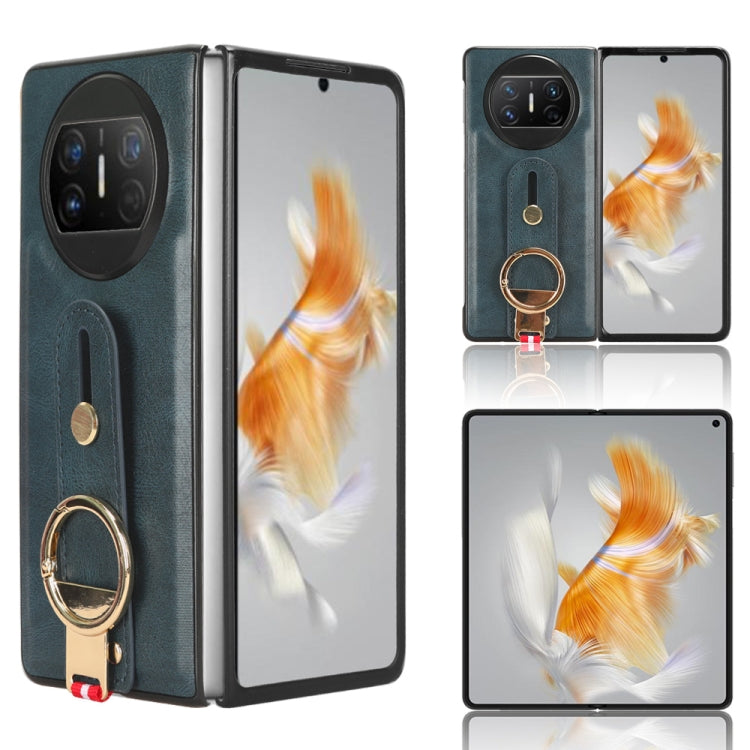 Wristband Leather Back Phone Case, For Huawei Maimang A20 5G, For Huawei Mate X3, For Huawei Mate Xs 2, For Huawei P50 Pocket, For Huawei Mate X2