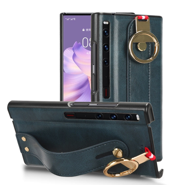 Wristband Leather Back Phone Case, For Huawei Maimang A20 5G, For Huawei Mate X3, For Huawei Mate Xs 2, For Huawei P50 Pocket, For Huawei Mate X2
