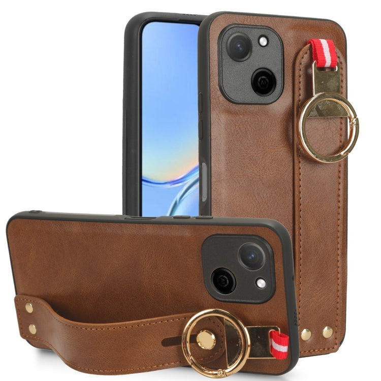 Wristband Leather Back Phone Case, For Huawei Maimang A20 5G, For Huawei Mate X3, For Huawei Mate Xs 2, For Huawei P50 Pocket, For Huawei Mate X2