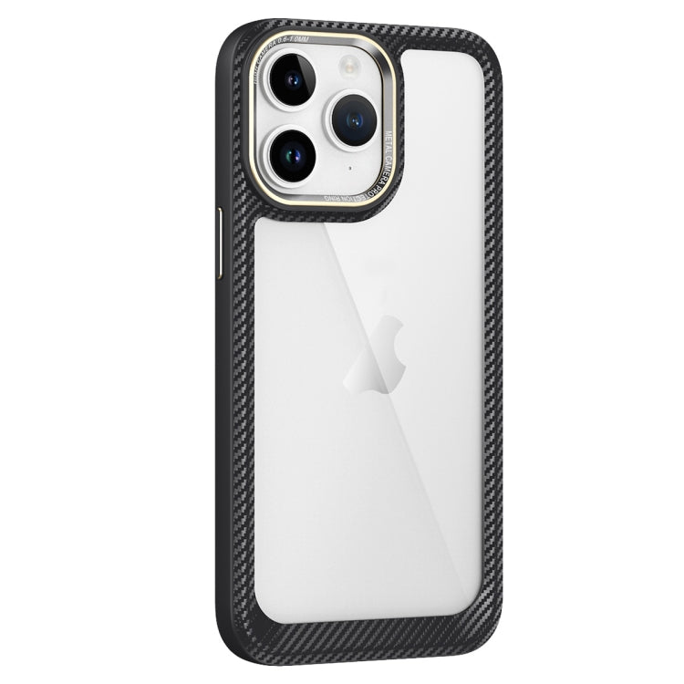 Carbon Fiber Transparent Back Panel Phone Case, For iPhone 14, For iPhone 14 Pro, For iPhone 14 Pro Max, For iPhone 13 Pro Max, For iPhone 13 Pro, For iPhone 13, For iPhone 12, For iPhone 12 Pro Max, For iPhone 12 Pro, For iPhone 11 Pro Max, For iPhone 11