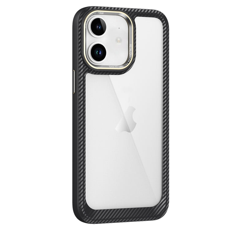 Carbon Fiber Transparent Back Panel Phone Case, For iPhone 14, For iPhone 14 Pro, For iPhone 14 Pro Max, For iPhone 13 Pro Max, For iPhone 13 Pro, For iPhone 13, For iPhone 12, For iPhone 12 Pro Max, For iPhone 12 Pro, For iPhone 11 Pro Max, For iPhone 11