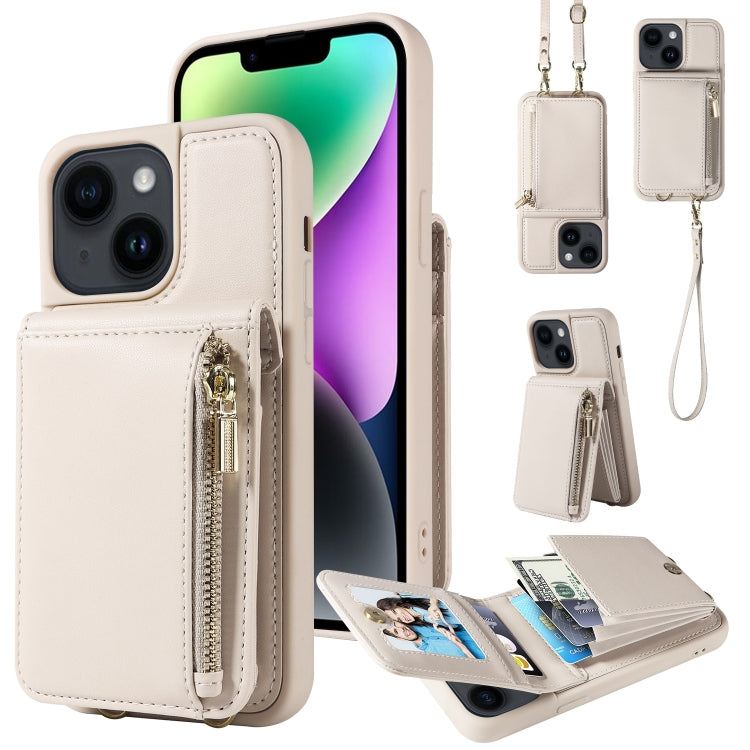 Crossbody Lanyard Zipper Wallet Leather Phone Case, For iPhone 16 Pro Max, For iPhone 16 Pro, For iPhone 16 Plus, For iPhone 16, For iPhone 15 Pro Max, For iPhone 15 Pro, For iPhone 15 Plus, For iPhone 15, For iPhone 14 Plus, For iPhone 14�������������...