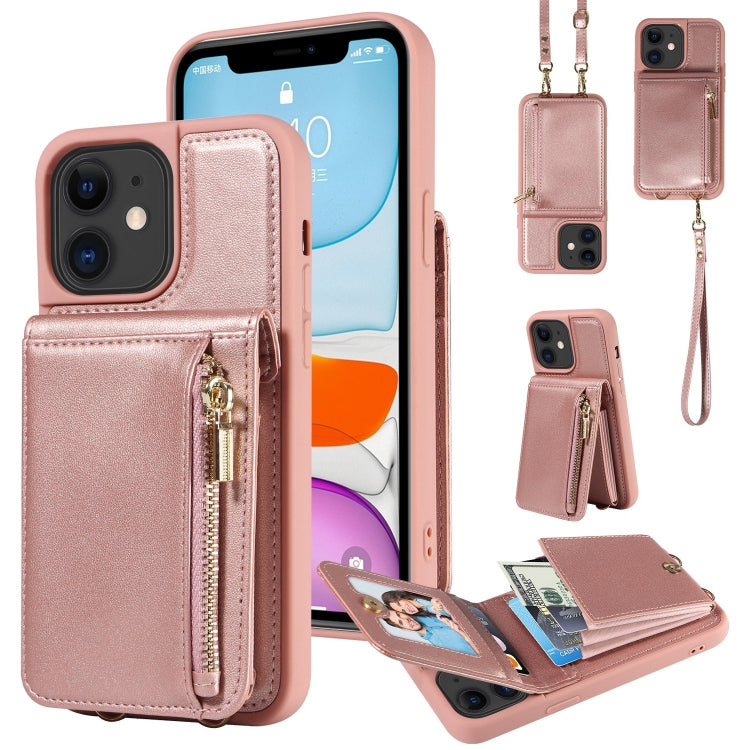 Crossbody Lanyard Zipper Wallet Leather Phone Case, For iPhone 11, For iPhone 11 Pro, For iPhone X / XS, For iPhone XR, For iPhone XS Max, For iPhone 7 Plus / 8 Plus