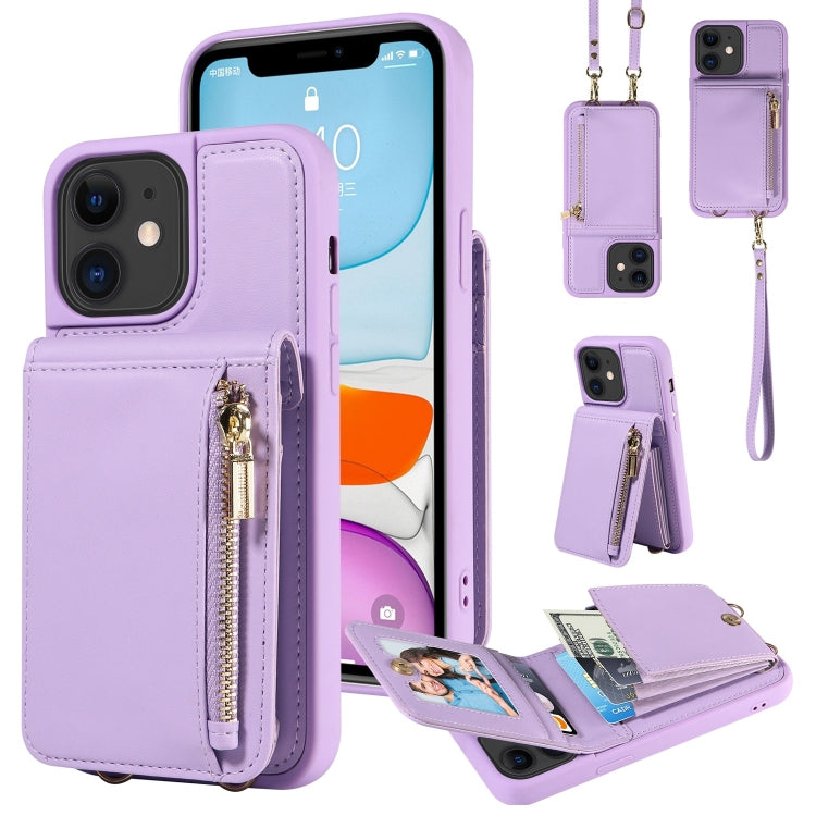 Crossbody Lanyard Zipper Wallet Leather Phone Case, For iPhone 11, For iPhone 11 Pro, For iPhone X / XS, For iPhone XR, For iPhone XS Max, For iPhone 7 Plus / 8 Plus