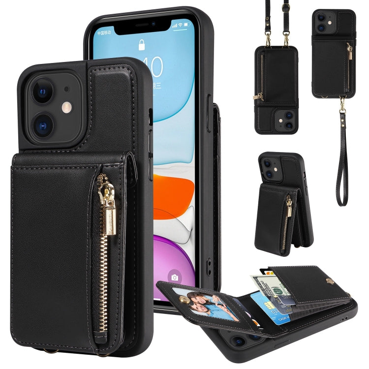 Crossbody Lanyard Zipper Wallet Leather Phone Case, For iPhone 11, For iPhone 11 Pro, For iPhone X / XS, For iPhone XR, For iPhone XS Max, For iPhone 7 Plus / 8 Plus