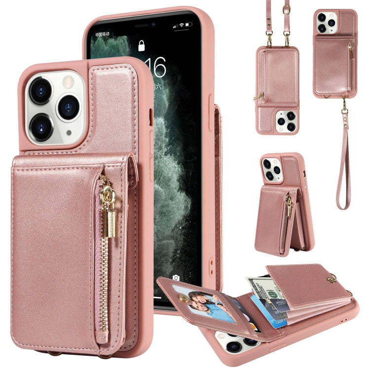 Crossbody Lanyard Zipper Wallet Leather Phone Case, For iPhone 11, For iPhone 11 Pro, For iPhone X / XS, For iPhone XR, For iPhone XS Max, For iPhone 7 Plus / 8 Plus