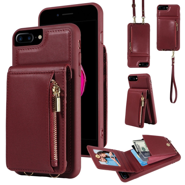 Crossbody Lanyard Zipper Wallet Leather Phone Case, For iPhone 11, For iPhone 11 Pro, For iPhone X / XS, For iPhone XR, For iPhone XS Max, For iPhone 7 Plus / 8 Plus