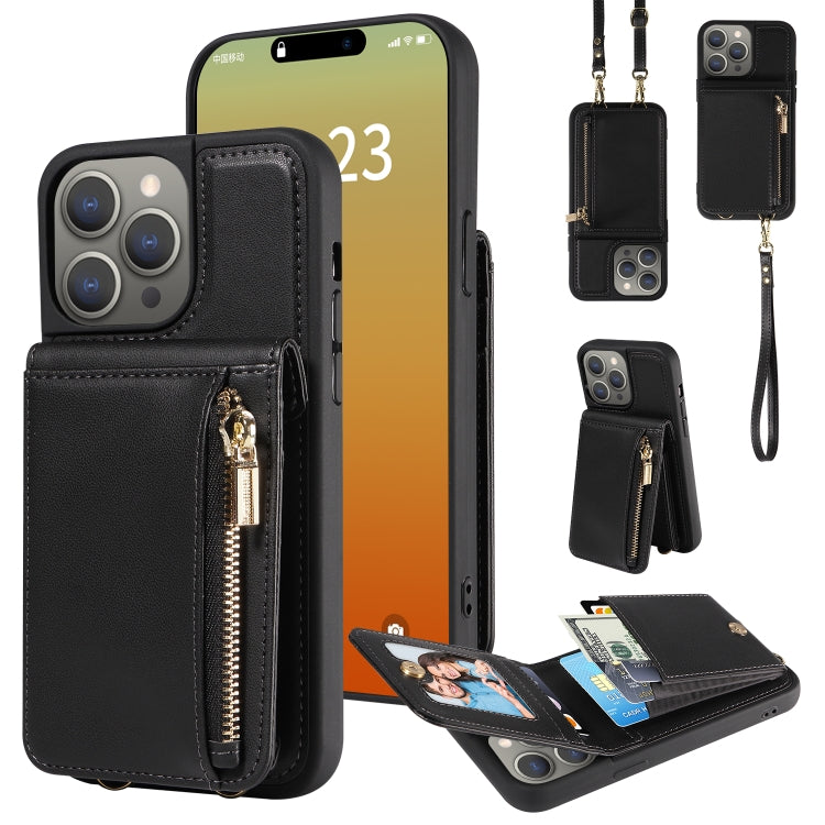 Crossbody Lanyard Zipper Wallet Leather Phone Case, For iPhone 16 Pro Max, For iPhone 16 Pro, For iPhone 16 Plus, For iPhone 16, For iPhone 15 Pro Max, For iPhone 15 Pro, For iPhone 15 Plus, For iPhone 15, For iPhone 14 Plus, For iPhone 14�������������...