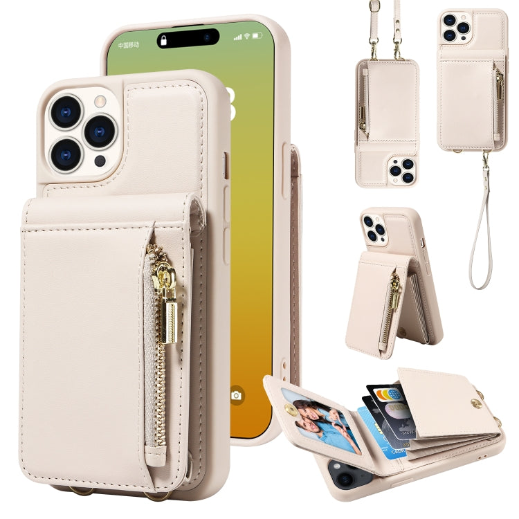 Crossbody Lanyard Zipper Wallet Leather Phone Case, For iPhone 16 Pro Max, For iPhone 16 Pro, For iPhone 16 Plus, For iPhone 16, For iPhone 15 Pro Max, For iPhone 15 Pro, For iPhone 15 Plus, For iPhone 15, For iPhone 14 Plus, For iPhone 14�������������...