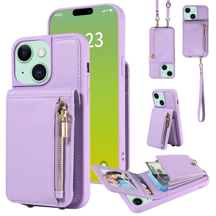 Crossbody Lanyard Zipper Wallet Leather Phone Case, For iPhone 16 Pro Max, For iPhone 16 Pro, For iPhone 16 Plus, For iPhone 16, For iPhone 15 Pro Max, For iPhone 15 Pro, For iPhone 15 Plus, For iPhone 15, For iPhone 14 Plus, For iPhone 14�������������...