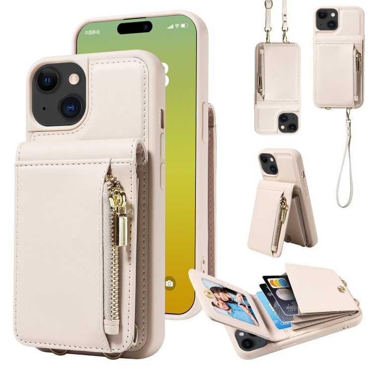 Crossbody Lanyard Zipper Wallet Leather Phone Case, For iPhone 16 Pro Max, For iPhone 16 Pro, For iPhone 16 Plus, For iPhone 16, For iPhone 15 Pro Max, For iPhone 15 Pro, For iPhone 15 Plus, For iPhone 15, For iPhone 14 Plus, For iPhone 14�������������...