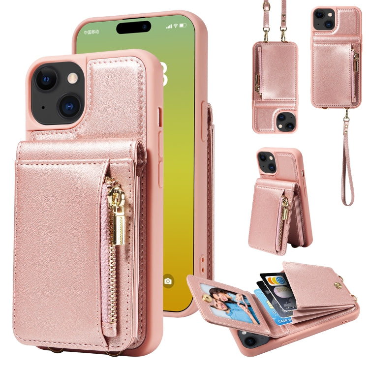 Crossbody Lanyard Zipper Wallet Leather Phone Case, For iPhone 16 Pro Max, For iPhone 16 Pro, For iPhone 16 Plus, For iPhone 16, For iPhone 15 Pro Max, For iPhone 15 Pro, For iPhone 15 Plus, For iPhone 15, For iPhone 14 Plus, For iPhone 14�������������...