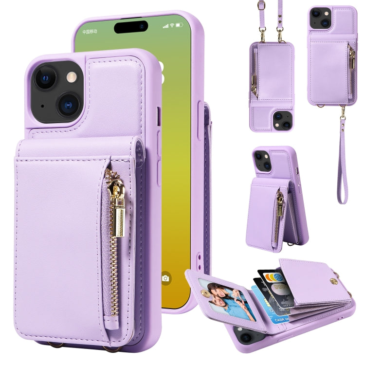Crossbody Lanyard Zipper Wallet Leather Phone Case, For iPhone 16 Pro Max, For iPhone 16 Pro, For iPhone 16 Plus, For iPhone 16, For iPhone 15 Pro Max, For iPhone 15 Pro, For iPhone 15 Plus, For iPhone 15, For iPhone 14 Plus, For iPhone 14�������������...