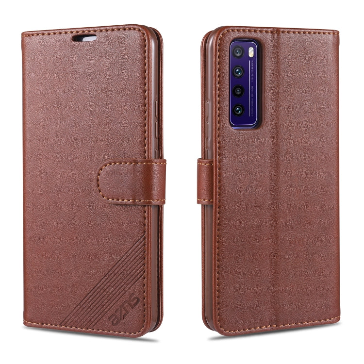 AZNS Sheepskin Texture Horizontal Flip Leather Case with Holder & Card Slots & Wallet, For Huawei Mate 20 / 20X, For Huawei Mate 20 Pro, For Huawei Mate 30 Lite / Nova 5i Pro, For Huawei Mate 30 / Mate 30 Pro, For Huawei Nova 5 / 5 Pro�����������������...