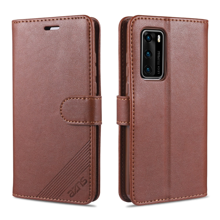 AZNS Sheepskin Texture Horizontal Flip Leather Case with Holder & Card Slots & Wallet, For Huawei Mate 20 / 20X, For Huawei Mate 20 Pro, For Huawei Mate 30 Lite / Nova 5i Pro, For Huawei Mate 30 / Mate 30 Pro, For Huawei Nova 5 / 5 Pro�����������������...