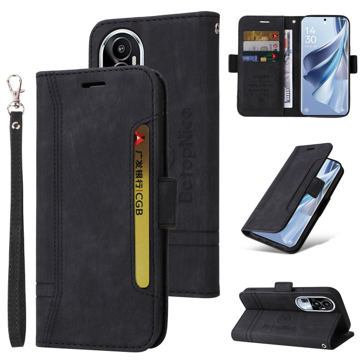 BETOPNICE Dual-side Buckle Leather Phone Case, For OPPO Reno11 5G Global, For OPPO A58 4G, For OPPO Reno10 5G Global/Reno10 Pro 5G Global, For OPPO Reno11 Pro 5G Global, For OPPO A78 4G, For OPPO Reno10 Pro+ 5G Global, For OPPO A1 5G / A98 / F23 5G����...