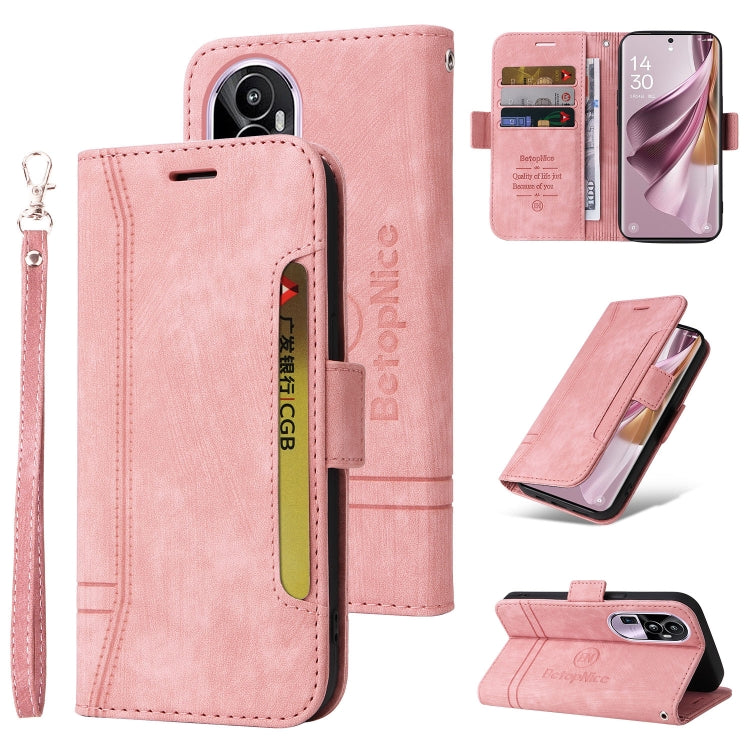 BETOPNICE Dual-side Buckle Leather Phone Case, For OPPO Reno11 5G Global, For OPPO A58 4G, For OPPO Reno10 5G Global/Reno10 Pro 5G Global, For OPPO Reno11 Pro 5G Global, For OPPO A78 4G, For OPPO Reno10 Pro+ 5G Global, For OPPO A1 5G / A98 / F23 5G����...