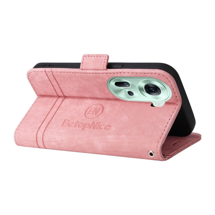 BETOPNICE Dual-side Buckle Leather Phone Case, For OPPO Reno11 5G Global, For OPPO A58 4G, For OPPO Reno10 5G Global/Reno10 Pro 5G Global, For OPPO Reno11 Pro 5G Global, For OPPO A78 4G, For OPPO Reno10 Pro+ 5G Global, For OPPO A1 5G / A98 / F23 5G����...