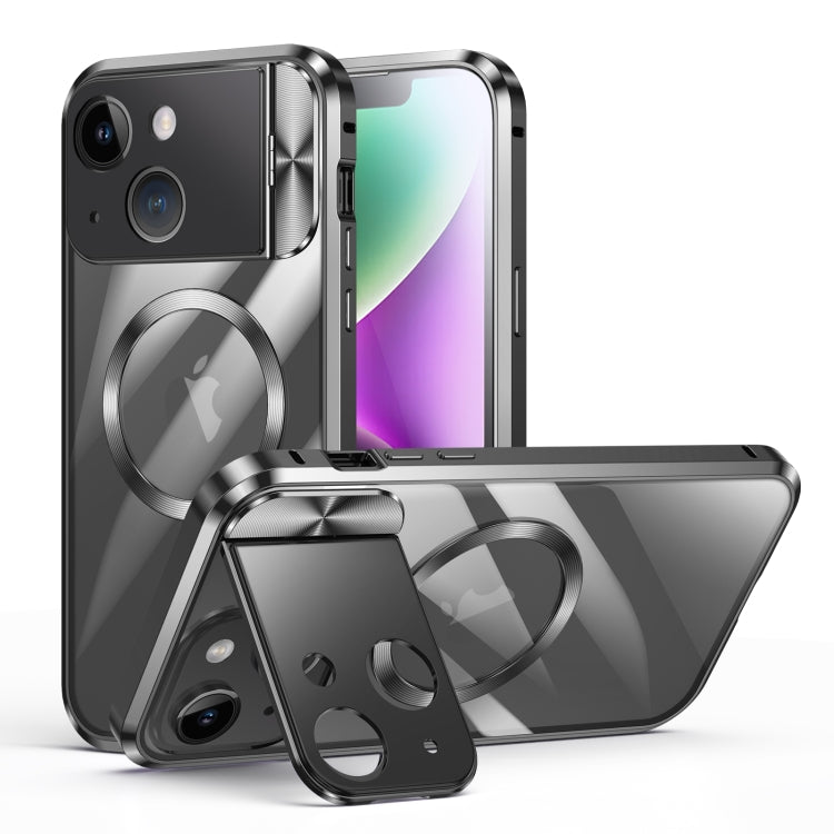 Large Window Holder MagSafe Magnetic Metal Phone Case, For iPhone 15 Pro Max, For iPhone 14, For iPhone 15 Pro, For iPhone 14 Pro, For iPhone 15, For iPhone 14 Pro Max, For iPhone 13 Pro Max, For iPhone 13 Pro, For iPhone 13