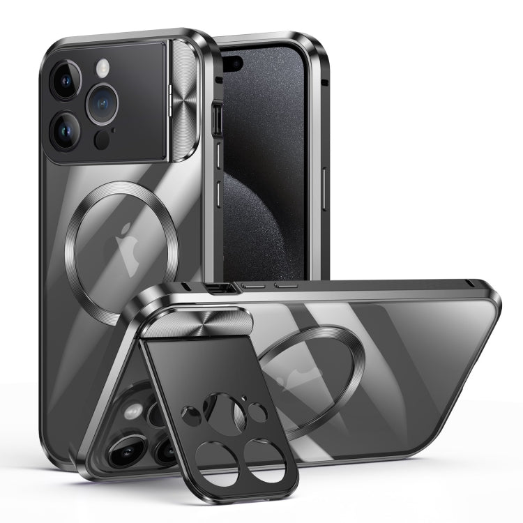 Large Window Holder MagSafe Magnetic Metal Phone Case, For iPhone 15 Pro Max, For iPhone 14, For iPhone 15 Pro, For iPhone 14 Pro, For iPhone 15, For iPhone 14 Pro Max, For iPhone 13 Pro Max, For iPhone 13 Pro, For iPhone 13