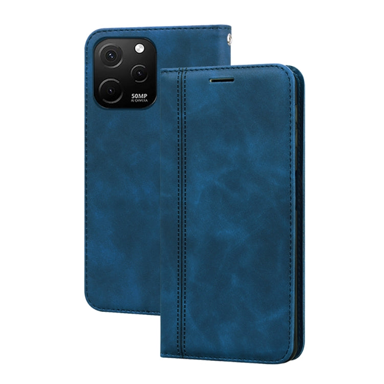 Frosted Business Magnetic Horizontal Flip PU Phone Case, For Huawei nova Y61/Enjoy 50z, For Huawei nova Y70 / Y70 Plus, For Huawei nova 9 SE 4G/5G