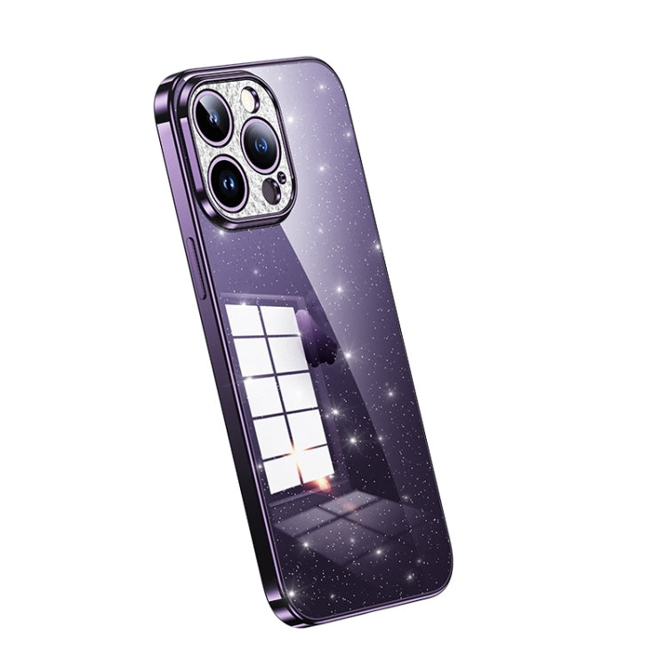 SULADA Electroplated Transparent Glittery TPU Phone Case, For iPhone 15 Pro Max, For iPhone 14 Plus, For iPhone 14, For iPhone 15 Pro, For iPhone 15 Plus, For iPhone 14 Pro, For iPhone 15, For iPhone 14 Pro Max, For iPhone 13 Pro Max, For iPhone 13 Pro...