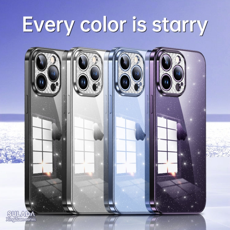 SULADA Electroplated Transparent Glittery TPU Phone Case, For iPhone 15 Pro Max, For iPhone 14 Plus, For iPhone 14, For iPhone 15 Pro, For iPhone 15 Plus, For iPhone 14 Pro, For iPhone 15, For iPhone 14 Pro Max, For iPhone 13 Pro Max, For iPhone 13 Pro...