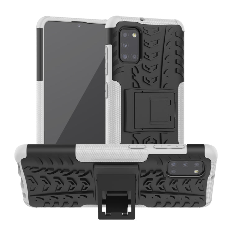 Tire Texture Shockproof TPU+PC Protective Case，with Holder