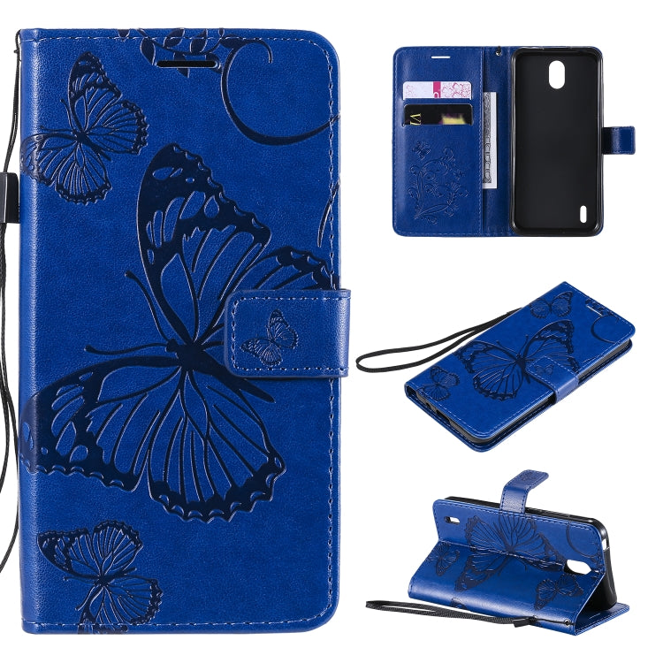 3D Butterflies Embossing Pattern Horizontal Flip Leather Case with Holder & Card Slot & Wallet, For LG V60, For Motorola Moto G Power, For Motorola Moto G8 Power Lite, For OPPO Realme 6, For Nokia 1.3, For Nokia 2.3, For Sony Xperia L4�����������������...