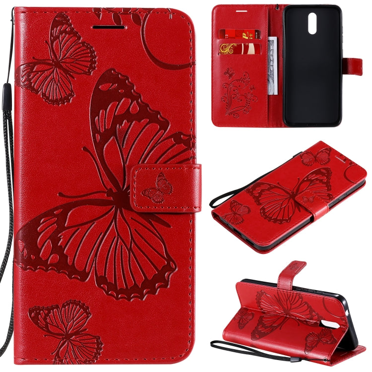 3D Butterflies Embossing Pattern Horizontal Flip Leather Case with Holder & Card Slot & Wallet, For LG V60, For Motorola Moto G Power, For Motorola Moto G8 Power Lite, For OPPO Realme 6, For Nokia 1.3, For Nokia 2.3, For Sony Xperia L4�����������������...