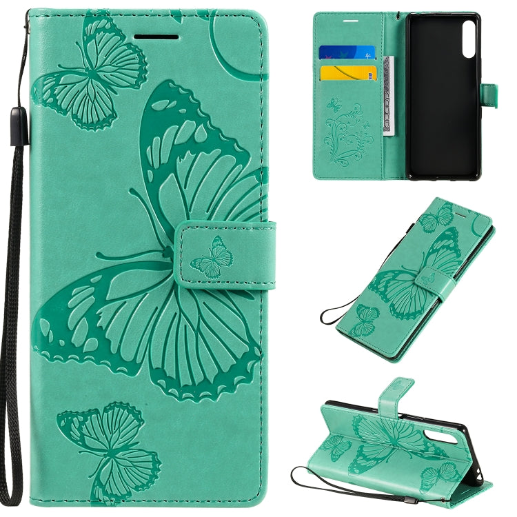 3D Butterflies Embossing Pattern Horizontal Flip Leather Case with Holder & Card Slot & Wallet, For LG V60, For Motorola Moto G Power, For Motorola Moto G8 Power Lite, For OPPO Realme 6, For Nokia 1.3, For Nokia 2.3, For Sony Xperia L4�����������������...