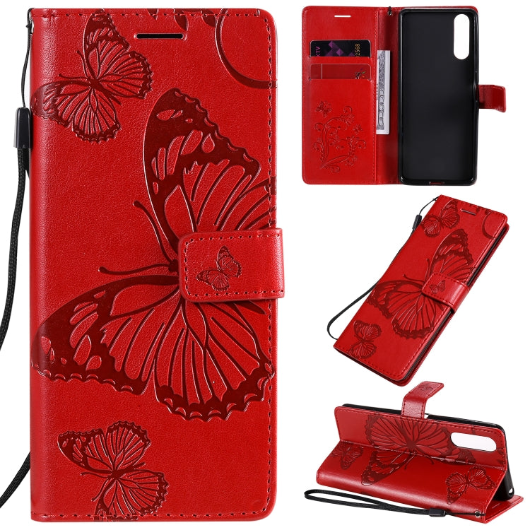 3D Butterflies Embossing Pattern Horizontal Flip Leather Case with Holder & Card Slot & Wallet, For LG V60, For Motorola Moto G Power, For Motorola Moto G8 Power Lite, For OPPO Realme 6, For Nokia 1.3, For Nokia 2.3, For Sony Xperia L4�����������������...