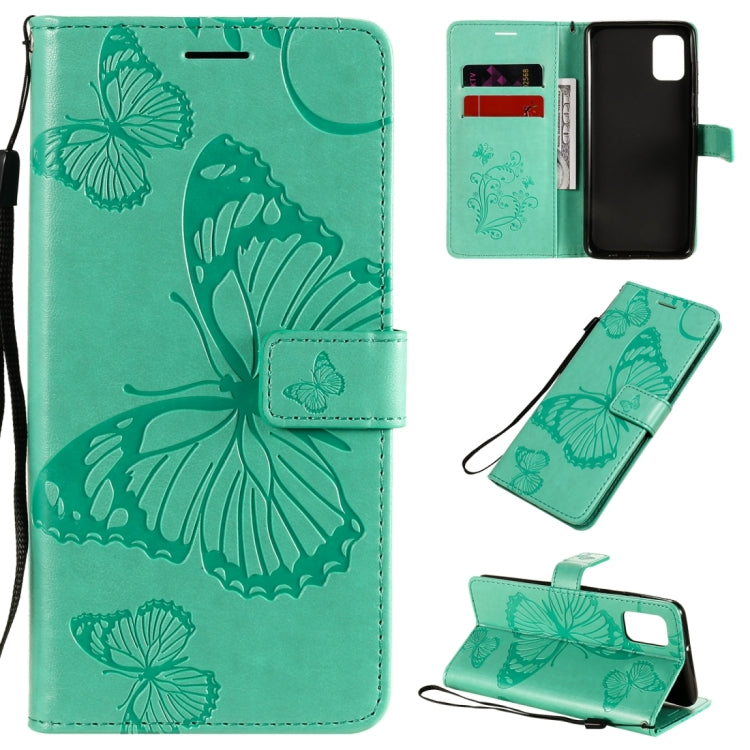 3D Butterflies Embossing Pattern Horizontal Flip Leather Case with Holder & Card Slot & Wallet, For Samsung Galaxy A21s, For Samsung Galaxy A31, For Samsung Galaxy A41, For Samsung Galaxy A51 5G, For Samsung Galaxy A71 5G, For Huawei Nova 7������������...
