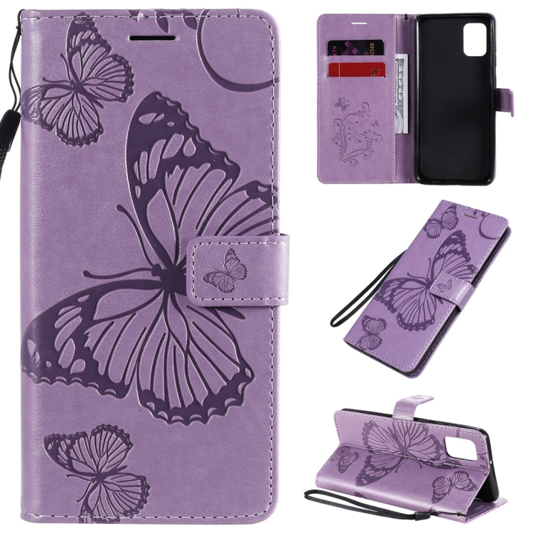 3D Butterflies Embossing Pattern Horizontal Flip Leather Case with Holder & Card Slot & Wallet, For Samsung Galaxy A21s, For Samsung Galaxy A31, For Samsung Galaxy A41, For Samsung Galaxy A51 5G, For Samsung Galaxy A71 5G, For Huawei Nova 7������������...
