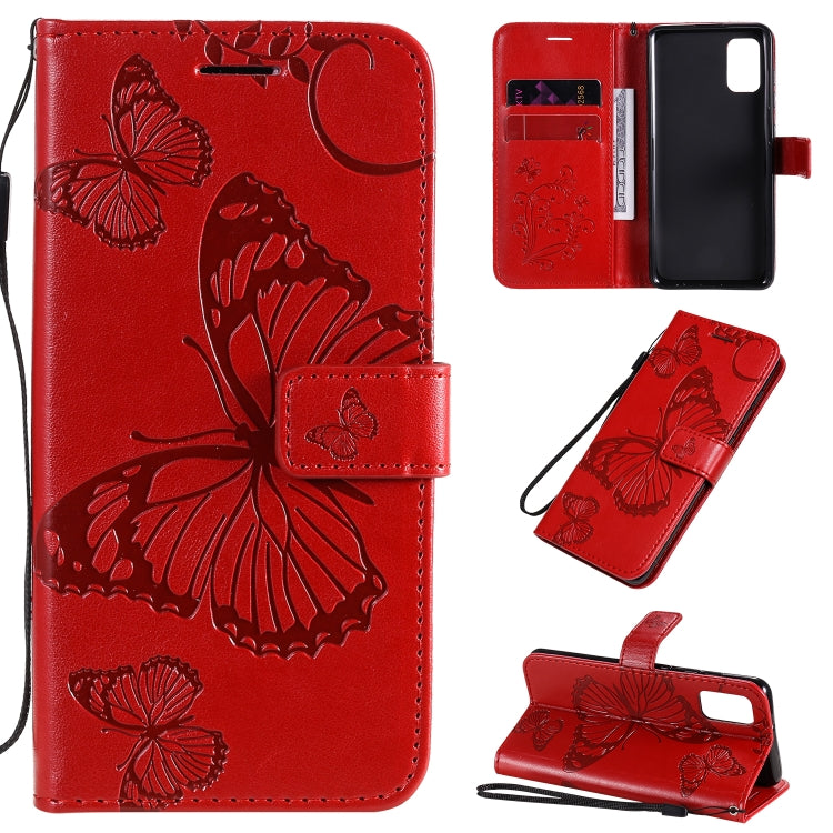 3D Butterflies Embossing Pattern Horizontal Flip Leather Case with Holder & Card Slot & Wallet, For Samsung Galaxy A21s, For Samsung Galaxy A31, For Samsung Galaxy A41, For Samsung Galaxy A51 5G, For Samsung Galaxy A71 5G, For Huawei Nova 7������������...