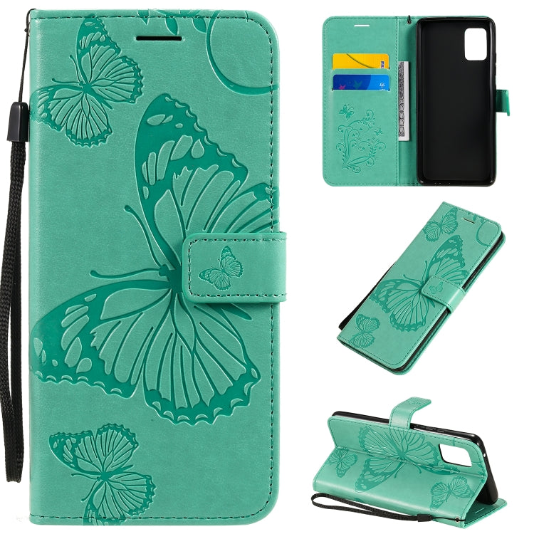 3D Butterflies Embossing Pattern Horizontal Flip Leather Case with Holder & Card Slot & Wallet, For Samsung Galaxy A21s, For Samsung Galaxy A31, For Samsung Galaxy A41, For Samsung Galaxy A51 5G, For Samsung Galaxy A71 5G, For Huawei Nova 7������������...