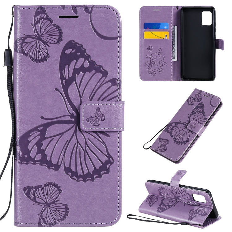 3D Butterflies Embossing Pattern Horizontal Flip Leather Case with Holder & Card Slot & Wallet, For Samsung Galaxy A21s, For Samsung Galaxy A31, For Samsung Galaxy A41, For Samsung Galaxy A51 5G, For Samsung Galaxy A71 5G, For Huawei Nova 7������������...