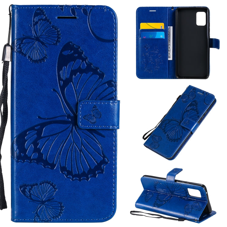 3D Butterflies Embossing Pattern Horizontal Flip Leather Case with Holder & Card Slot & Wallet, For Samsung Galaxy A21s, For Samsung Galaxy A31, For Samsung Galaxy A41, For Samsung Galaxy A51 5G, For Samsung Galaxy A71 5G, For Huawei Nova 7������������...